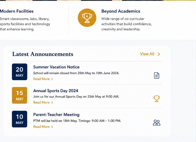 Campus facilities